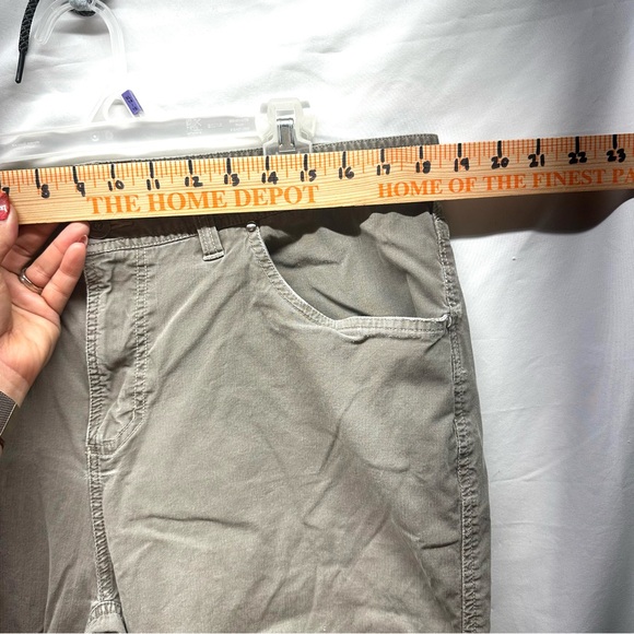 Merrell Mens 38S Grey Hiking Pants Outdoor Utility Cargo Articulated Knee Trail - Picture 8 of 13